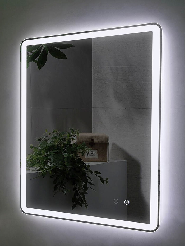 Hora 500mm x 700mm Rectangular LED Mirror 