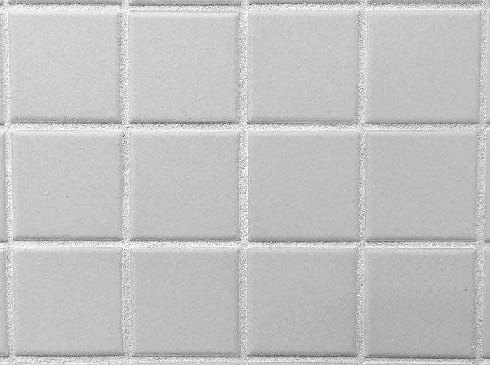 Deep Clean White Grout in shower with baking soda and vinegar