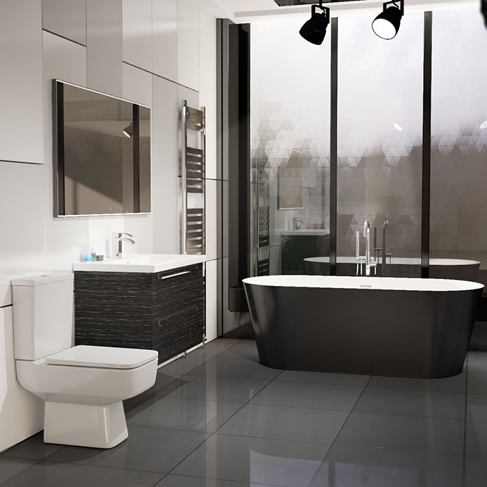 5 ways to use black in your bathroom