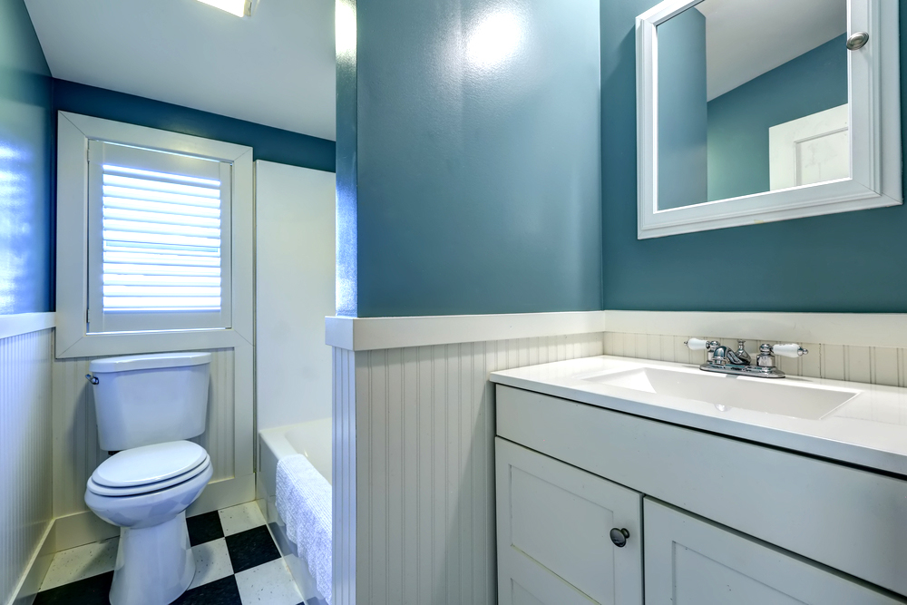 Blue Bathroom