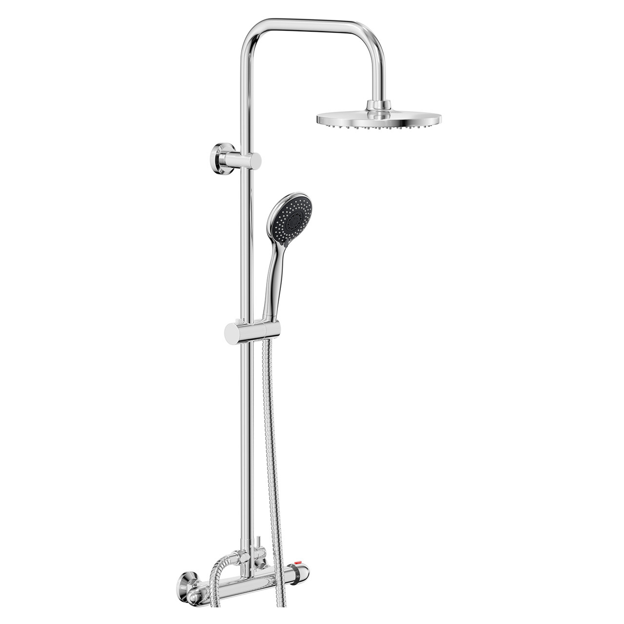 Kappa Thermostatic Rigid Riser and Handset Shower System